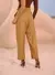 Calça Linho Marrom Foxtrot - Isy na internet