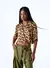 Blusa Estampada Luxury Savage - Open