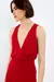 Macacão Casual Amarração Vermelho Delfos - Sacada - comprar online