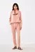 Casaco Casual Botões Rosa Manhã - Sacada - comprar online