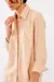 Camisa Casual Detalhe Botões Nude Play - Sacada