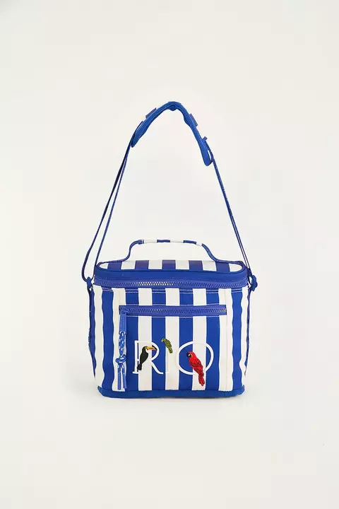 Mini Cooler Farm Farofa Listra Azul - Farm