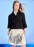 Short Linho Estampado Shoal - Isy