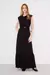 Vestido Casual Detalhe Gola Preto - Sacada