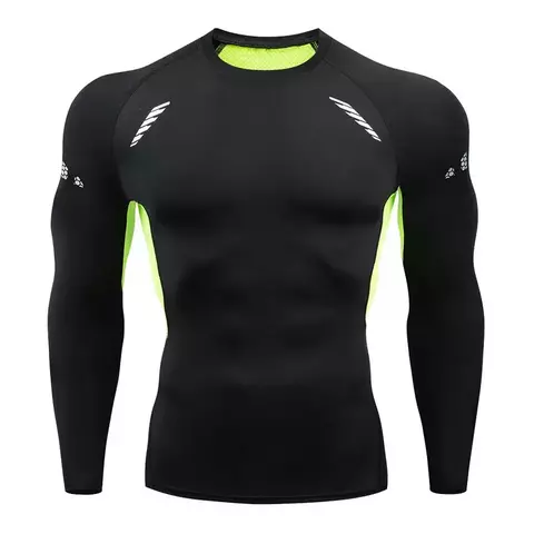 Camiseta de comprção masculina manga longa
