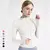 Jaqueta de treino feminino fino ajuste manga comprida S-3XL