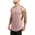 Camiseta de alças de musculação masculina