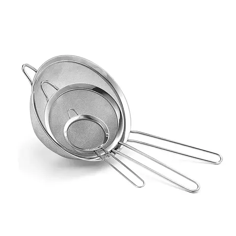 Coador De Farinha De Malha Fina De Aço