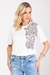 Camiseta 100% Algodão Penteado Estampada - ONÇA LATERAL - comprar online