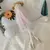 Muñeca de tela con moños Azul o Rosa