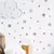 Adhesivos de Pared de Estrellas Plateadas y Doradas