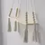 Repisa decorativa colgante de madera con borlas - comprar online