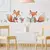 Adhesivo de pared de zorritos lectores 90x32cms en internet