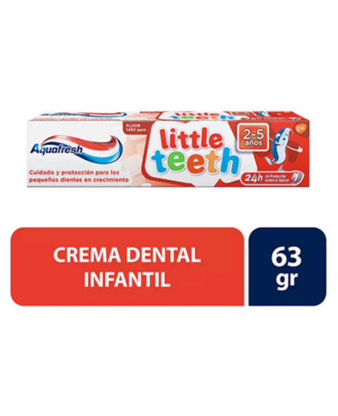 Pasta Dental Kids Aquafresh Little Teeth 65g