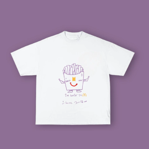 Camiseta Macdonald X Bts - comprar en línea
