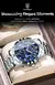 POEDAGAR-Relógio Quartz de Luxo Masculino, Impermeável, Luminoso, Aço Inoxidável, Cronógrafo, Relógio, Esportes, Homem - Biine Store