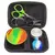 Kit de Fumante com Cuia De Silicone, Suporte De Isqueiro, Tesoura Dobrável, Dichavador de Metal, Slick de Silicone e uma Mini Bag Simples na internet
