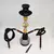 Arabian Shisha Conjunto com Mangueira Dupla, Vaso Detalhado De Vidro Média - comprar online