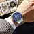 POEDAGAR-Relógio Quartz de Luxo Masculino, Impermeável, Luminoso, Aço Inoxidável, Cronógrafo, Relógio, Esportes, Homem