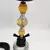 Arabian Shisha Conjunto com Mangueira Dupla, Vaso Detalhado De Vidro Média