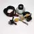 Arabian Shisha Conjunto com Mangueira Dupla, Vaso Detalhado De Vidro Média