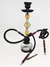 Arabian Shisha Conjunto com Mangueira Dupla, Vaso Detalhado De Vidro Média