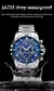 POEDAGAR-Relógio Quartz de Luxo Masculino, Impermeável, Luminoso, Aço Inoxidável, Cronógrafo, Relógio, Esportes, Homem - loja online