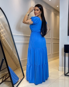 VESTIDO LISO LONGO na internet