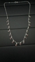 CHOKER PRATA 925 45 COM ZIRCÔNIAS VERMELHAS