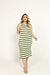Vestido Cleo listra larga