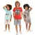 Kit Sortido 8 Peças de Roupa Infantil (Menino 4 Camisetas + 4 Bermudas)