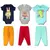 Kit 12 Peças de Roupas para Bebê Menino (6 Body + 6 Calças Mijão) - comprar online