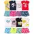 Kit Sortido 8 Peças de Roupa Infantil Menina (4 Camisetas e 4 Bermudas) - comprar online