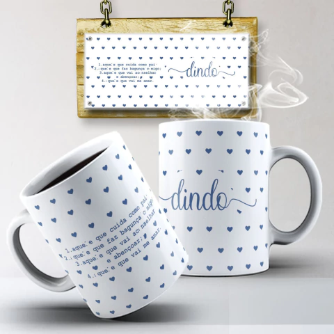 Caneca – Batizado Delicado - modelo 12