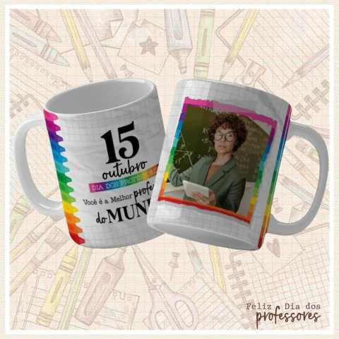 Caneca Dia dos Professores – V3PROF Professores 2022 - modelo 11