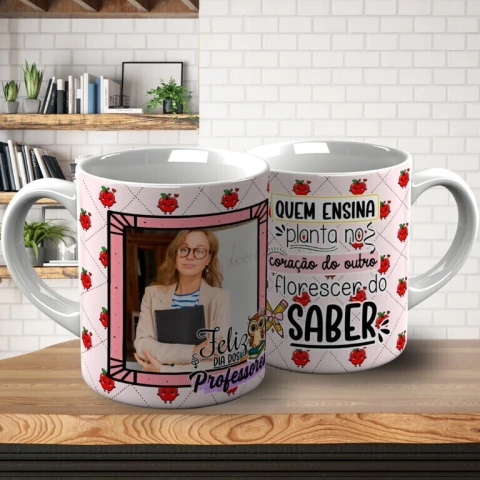 Caneca Dia dos Professores – APPROF C4 Dia do Professor 2025 com foto - modelo 32