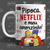 Caneca Personalizada - Dia dos Namorados - Netflix, Pipoca e Você Vol. 01 - Maju Canecas e Camisetas