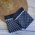 Kit Pano De Prato Preto Estampa Bolinha 2 Peças - comprar online