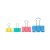 Binder clips color 19mm - comprar online