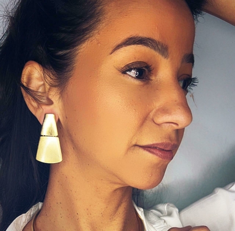 Brinco Flexível Banho Ouro 18 k