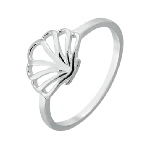 ANEL DE PRATA CONCHA VAZADA - comprar online