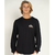 CAMISETA M/L OMNI LOGO PRETO - loja online