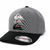 BONE EMB THREE LOGO DARK GREY
