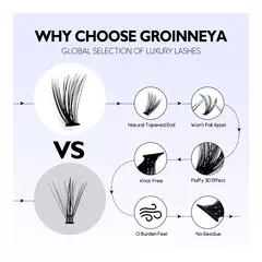 Kit Volume Lash Extensão Cílios Groinneya - loja online