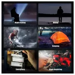 Lanterna Alta Potência de Alcance 4 Led Lanterna Usb Recarre - Drop Conexion