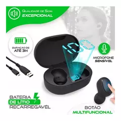 Fone de Ouvido sem Fio Bluetooth 5.0 Som HiFi IPX7 Rosa - loja online