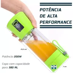 Mini Liquidificador Portátil Shake de 6 Lâminas - comprar online