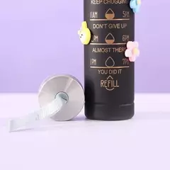 3 Kit Garrafas Squeezer Água Motivacional Academia Escola Pa - Drop Conexion