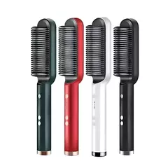 Escova Alisadora Bivolt 5 em 1 Alisa Hidrata Modela Alinha e na internet