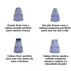 Aparelho Removedor Cravos Espinhas Elétrico A Vacuo Sucção - Drop Conexion